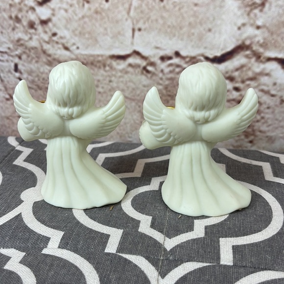 Set of Four Robel Ball Mini Angel Candlesticks - Picture 8 of 11